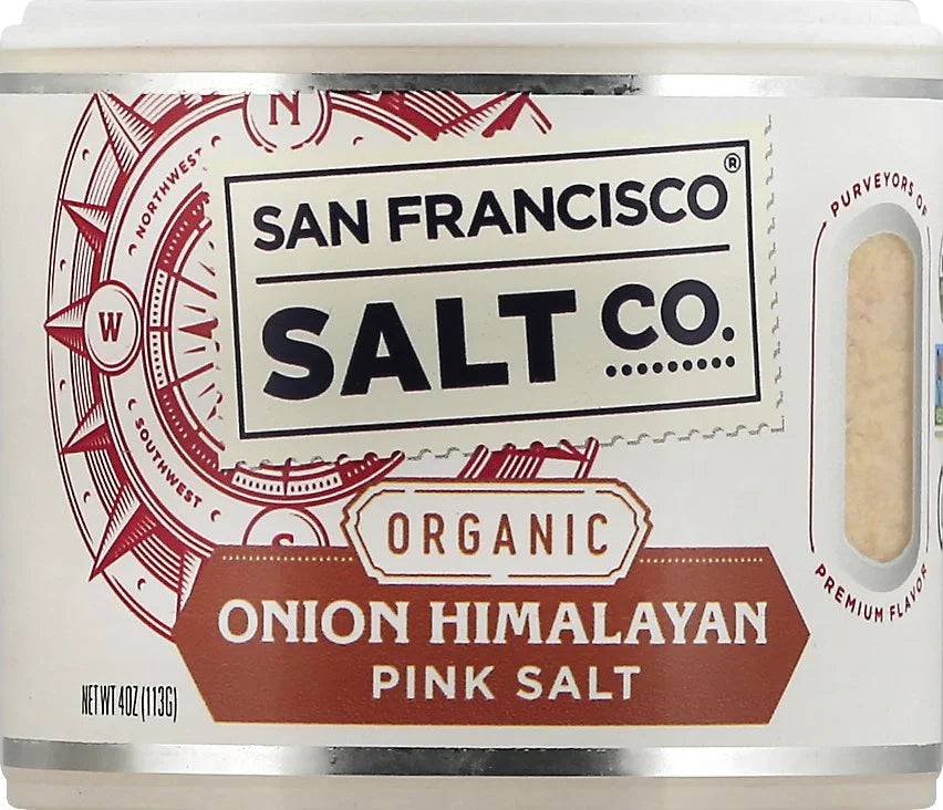 Organic Onion Himalayan Salt 4 oz Stackable