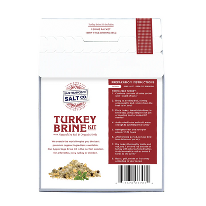 Organic Turkey Brine Kit - Apple Sage
