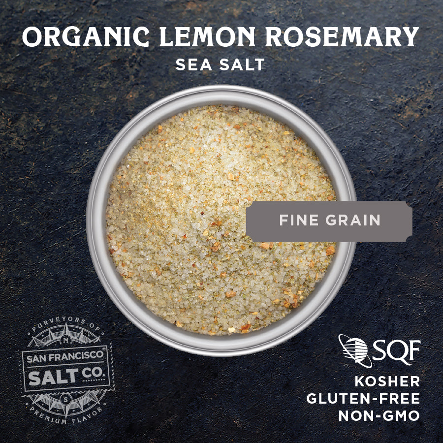 Organic Lemon Rosemary Bowl Pic by San Francisco Salt Company