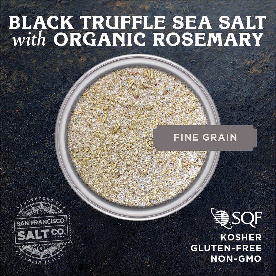 Black Truffle Sea Salt with Organic Rosemary Grain Bowl
