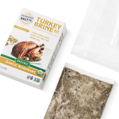 Organic Turkey Brine Kit - Garlic Rosemary