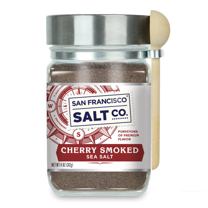 Cherrywood Cold-Smoked Sea Salt 11 oz Chef's Jar