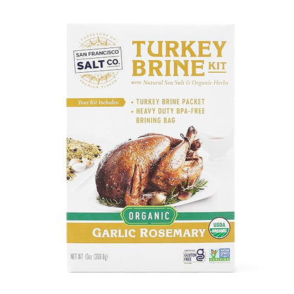 Organic Turkey Brine Kit - Garlic Rosemary