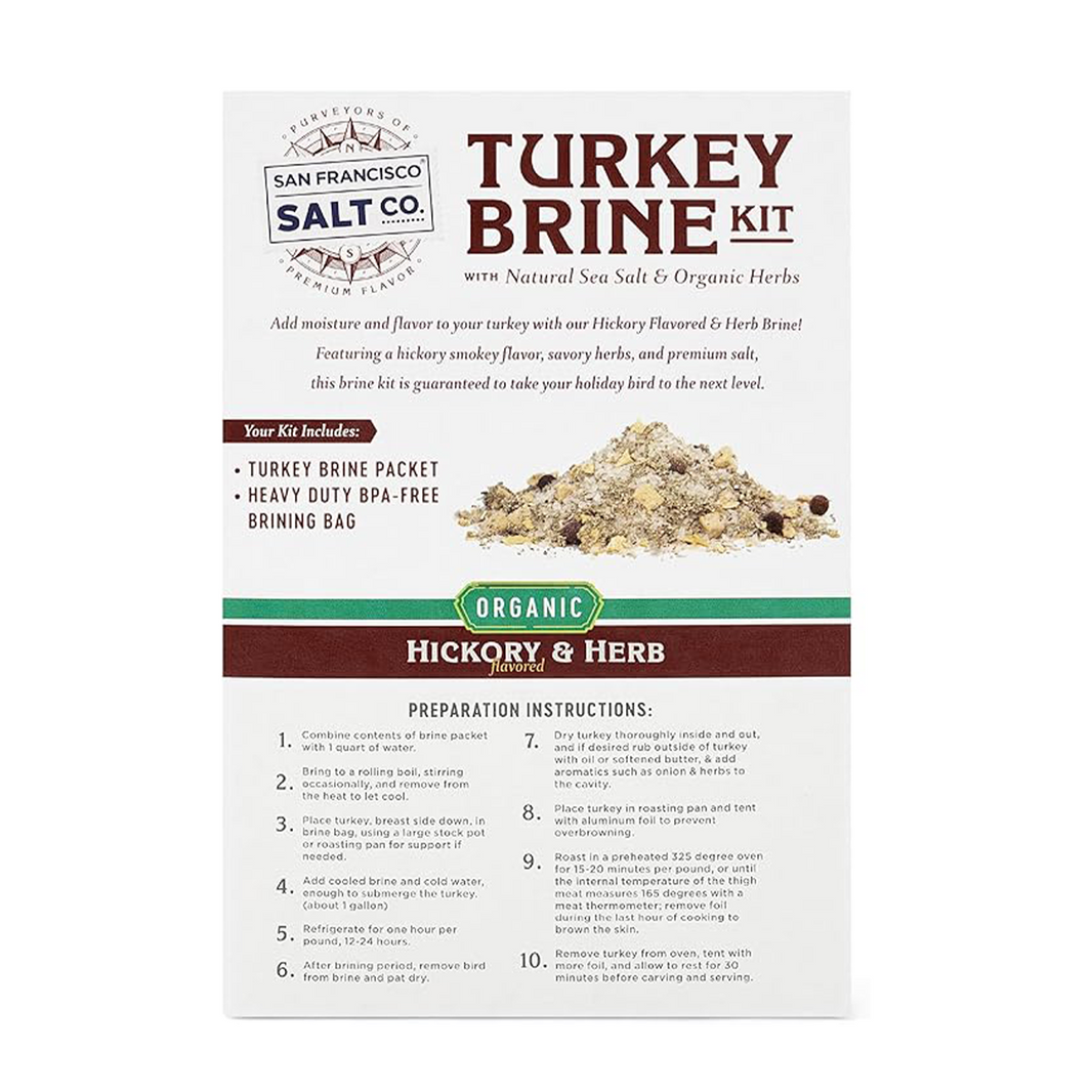 Organic Turkey Brine Kit - Hickory & Herb