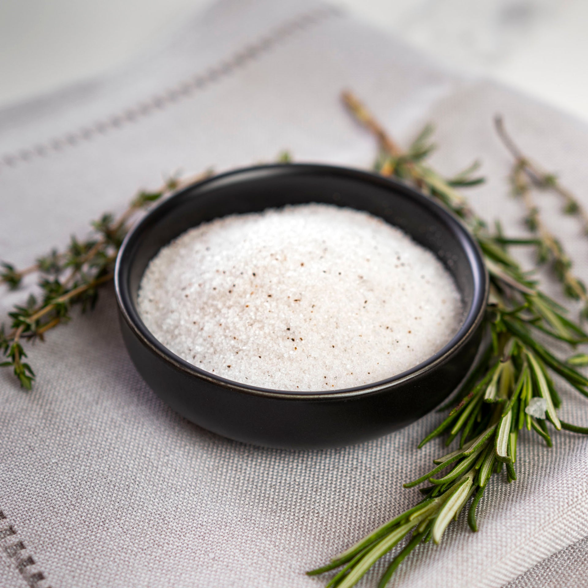 Black Truffle Sea Salt with Organic Rosemary 5 oz Pouch