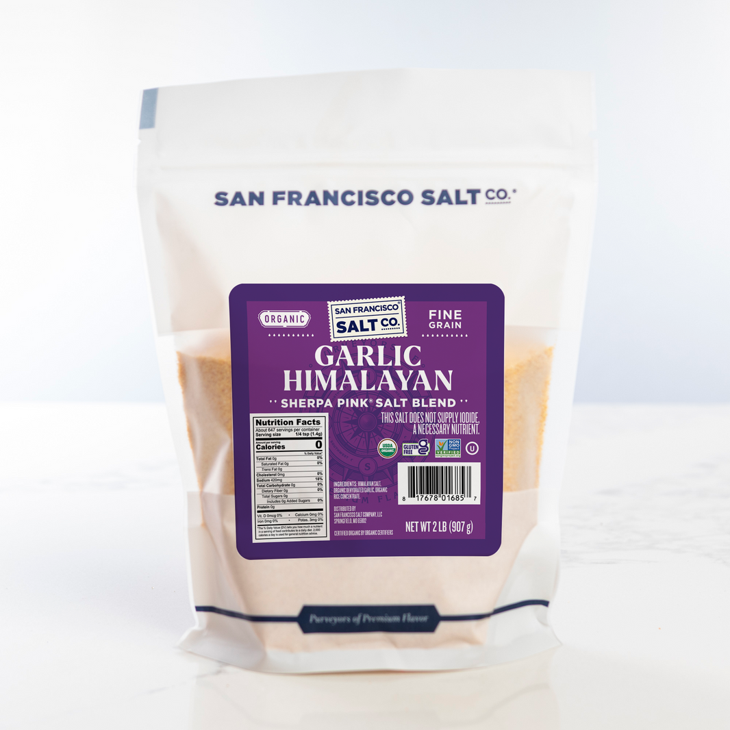 Organic Garlic Himalayan Salt