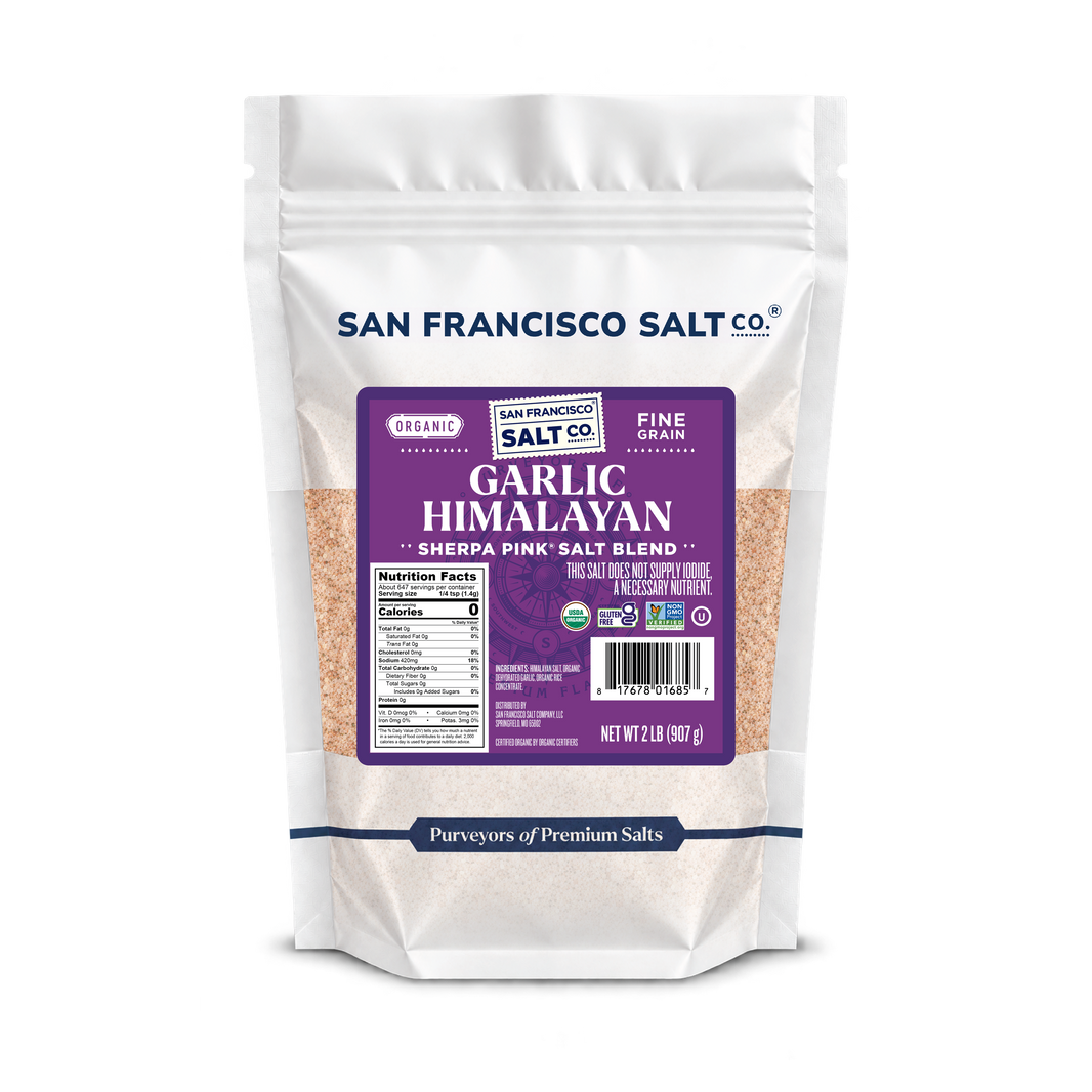 Organic Garlic Himalayan Salt