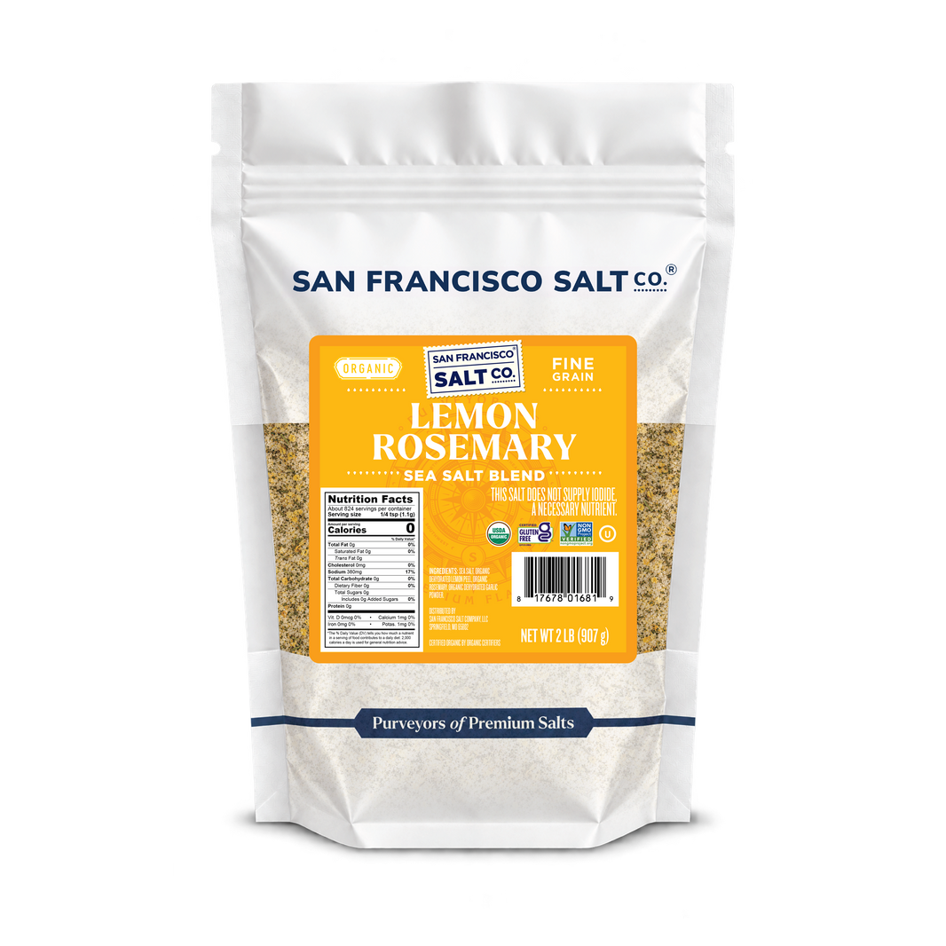 Organic Lemon Rosemary Sea Salt