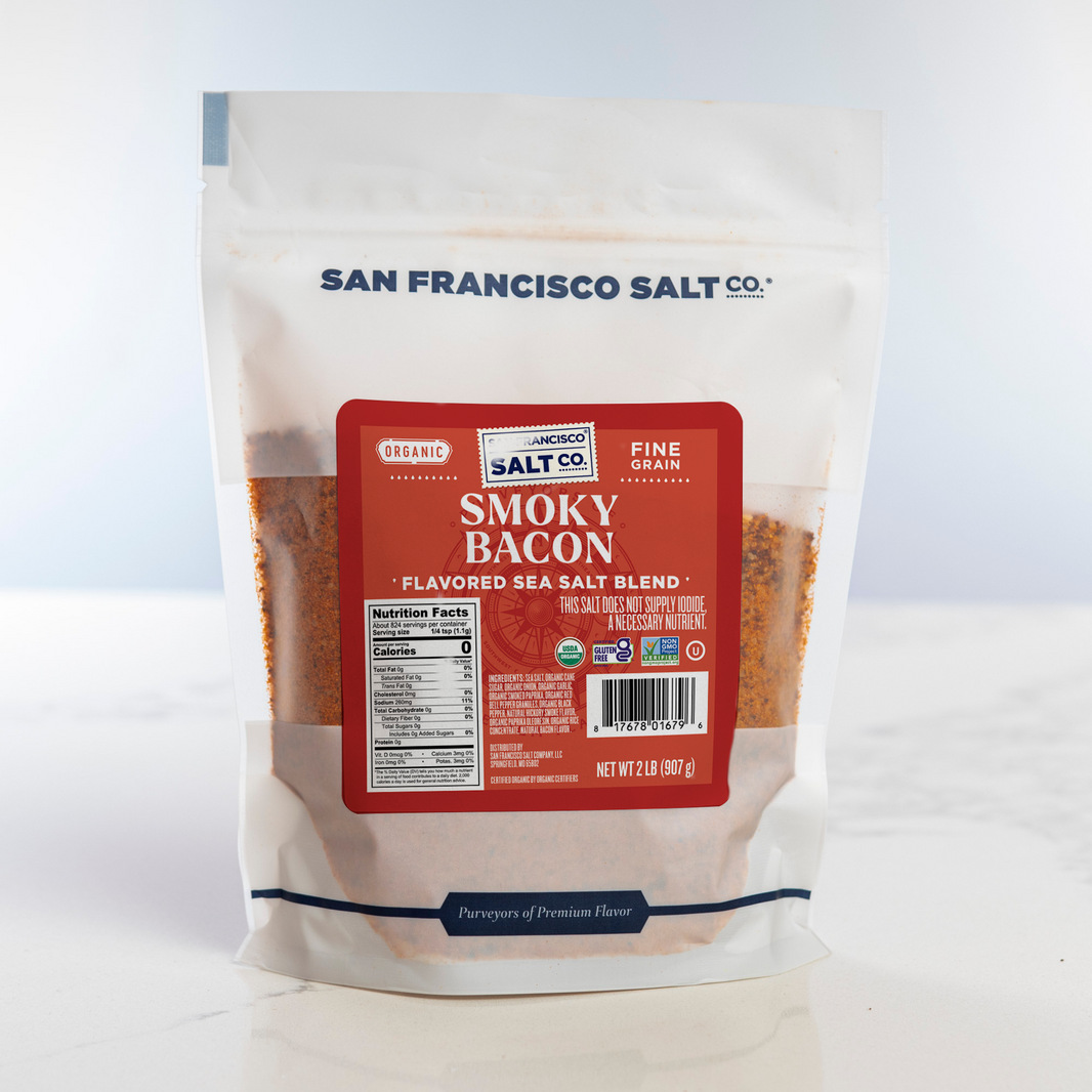 Organic Smoky Bacon Flavored Sea Salt