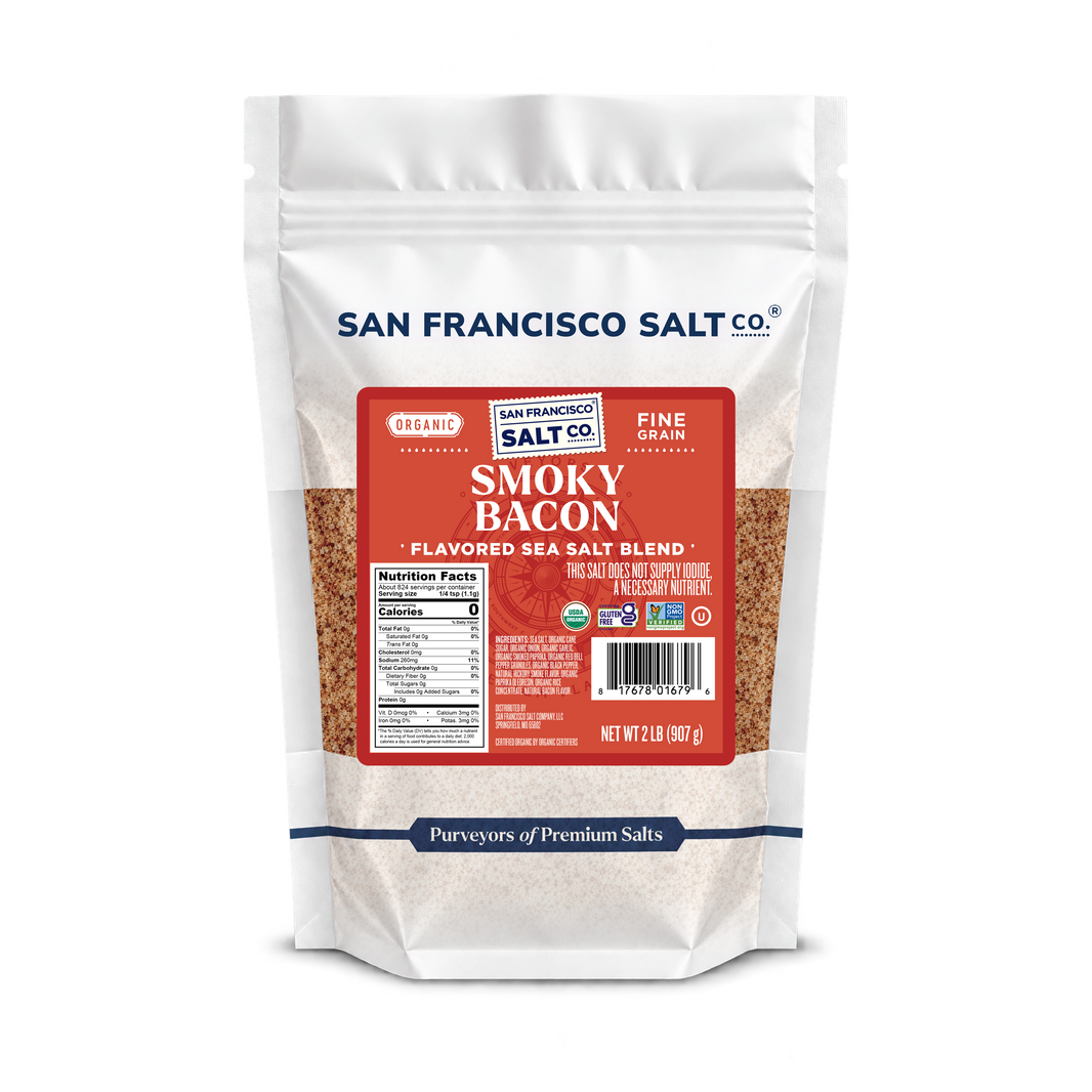 Organic Smoky Bacon Flavored Sea Salt