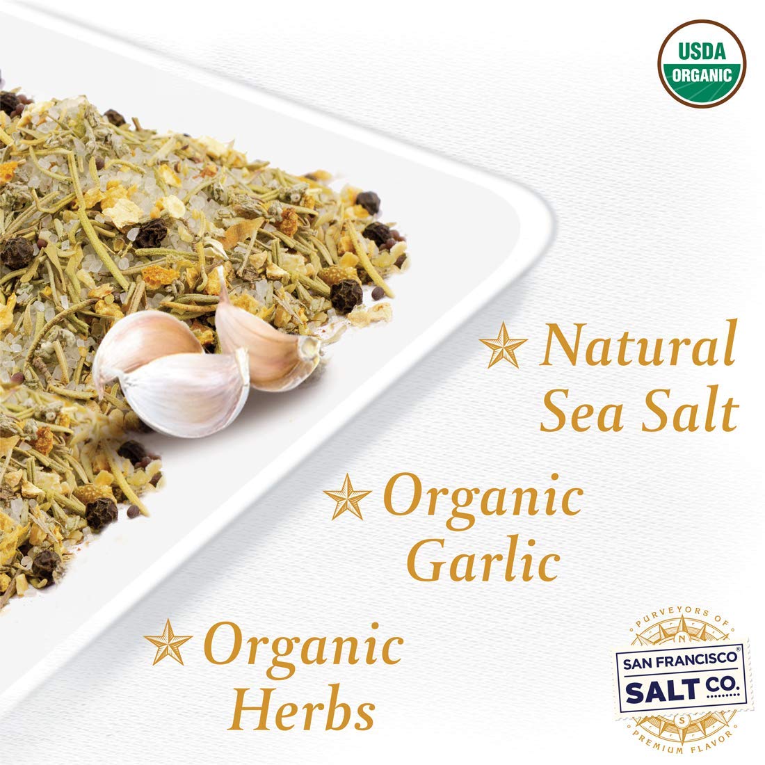 Organic Garlic & Herb Turkey Brine Kit - San Francisco Salt Company