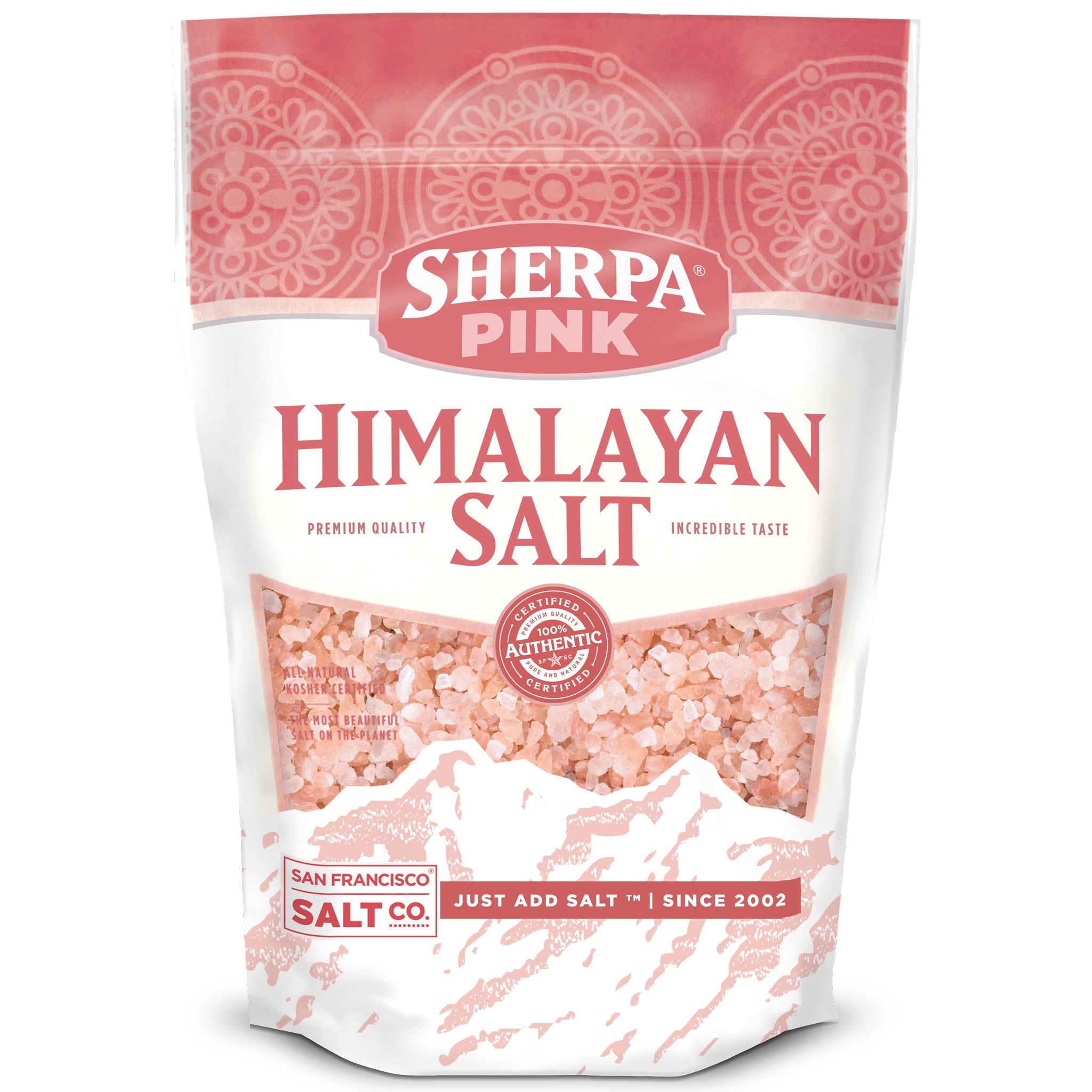 Sherpa Pink® Himalayan Salt Bulk 25 lbs. - San Francisco Salt Company