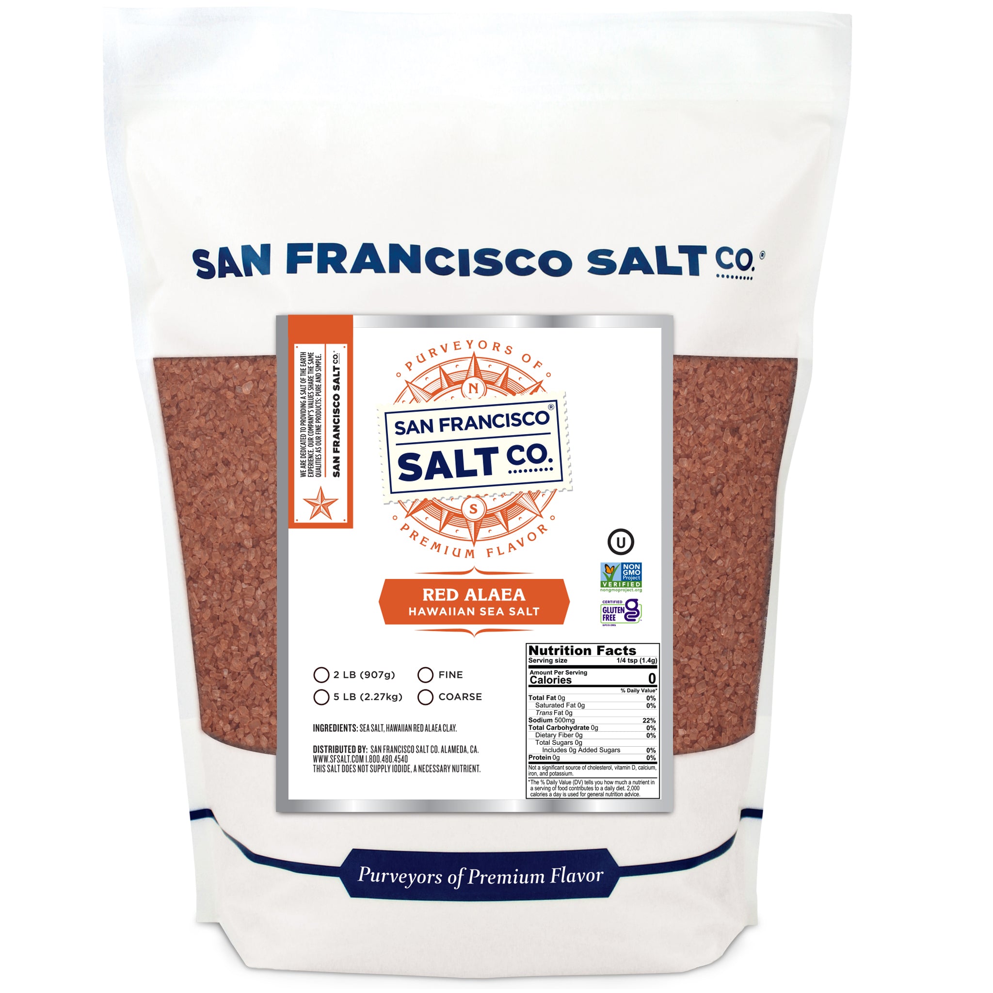 Red Alaea Hawaiian Sea Salt - San Francisco Salt Company