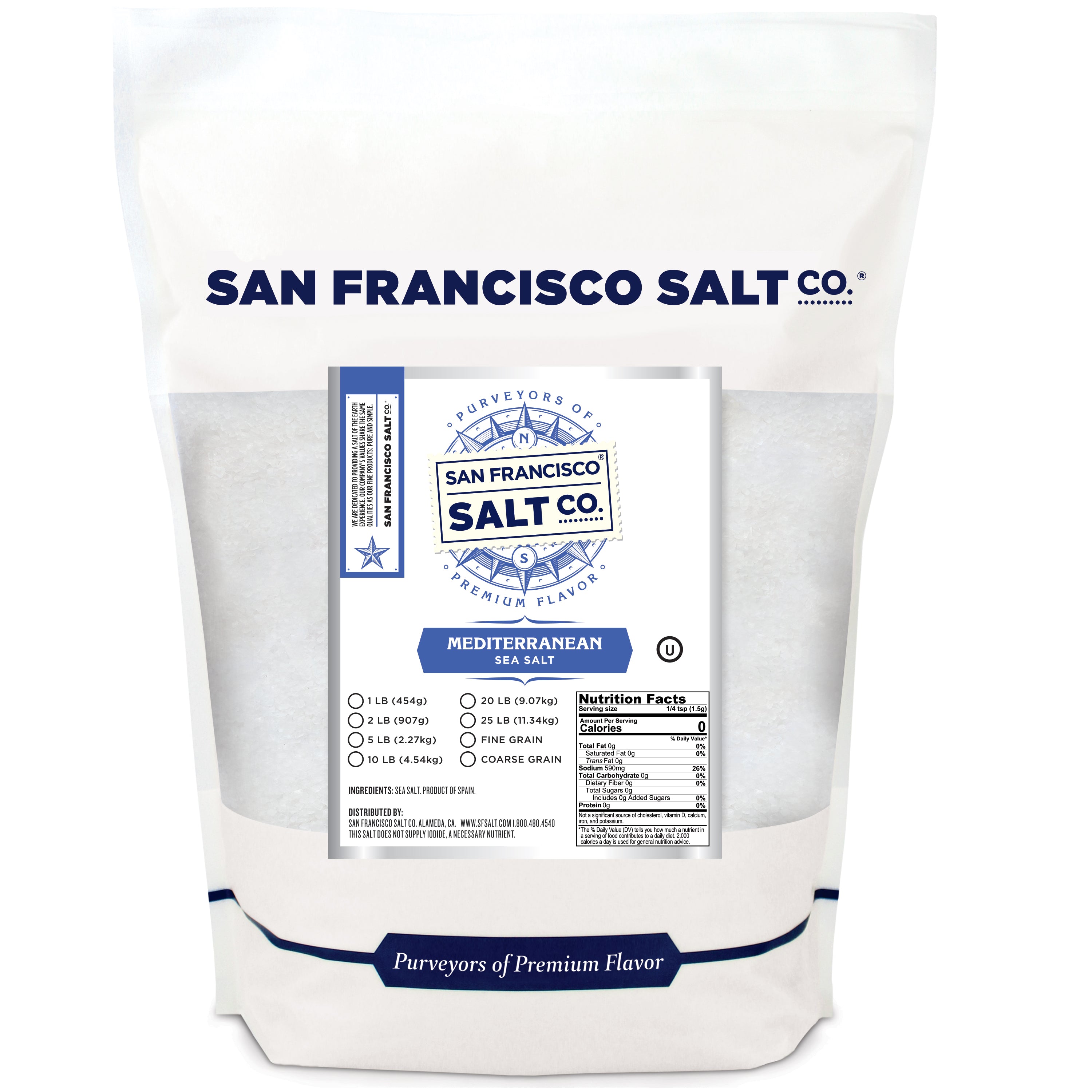 Mediterranean Sea Salt - San Francisco Salt Company