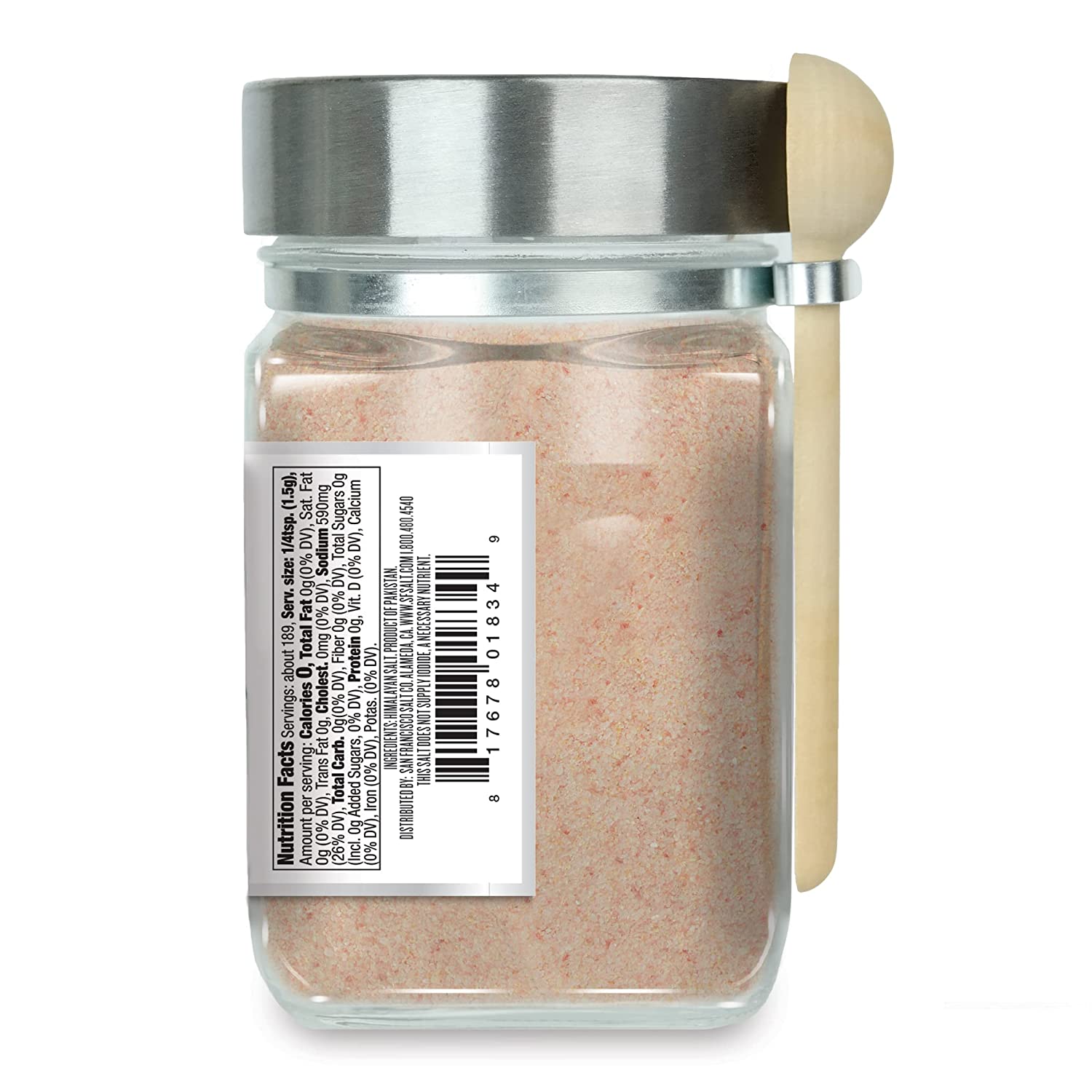 Sherpa Pink® Himalayan Salt 10 oz. Chef's Jar - San Francisco Salt Company