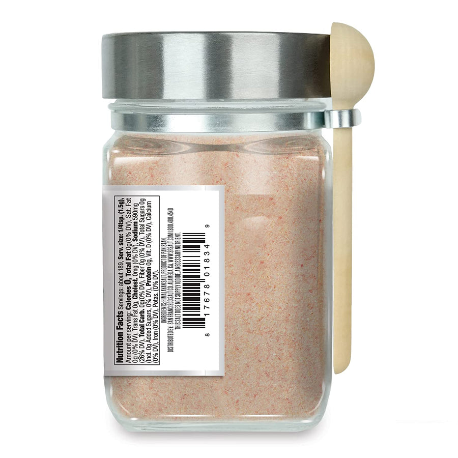 Sherpa Pink® Himalayan Salt 10 oz. Chef's Jar - San Francisco Salt Company