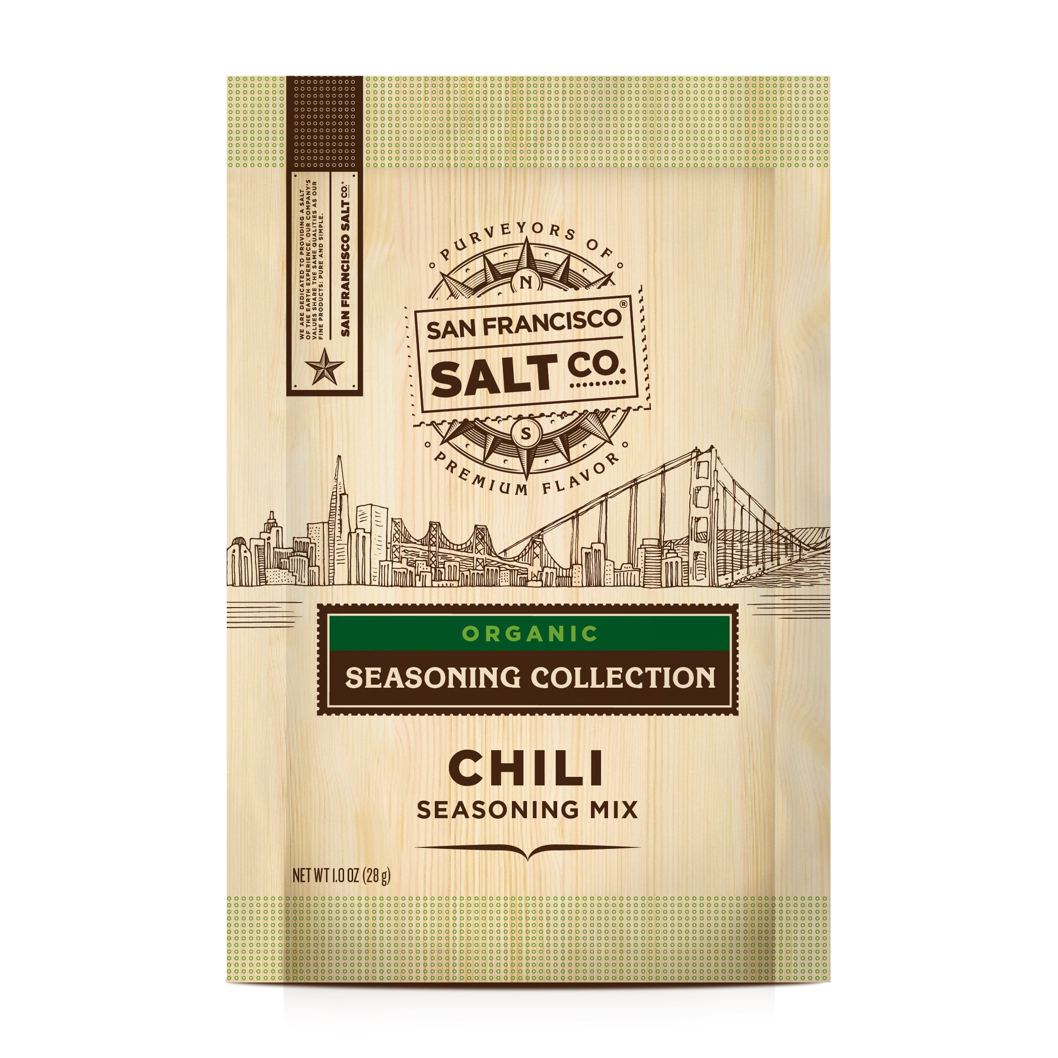 Organic Chili Recipe Mix 1 oz Pouch by San Francisco Salt Company