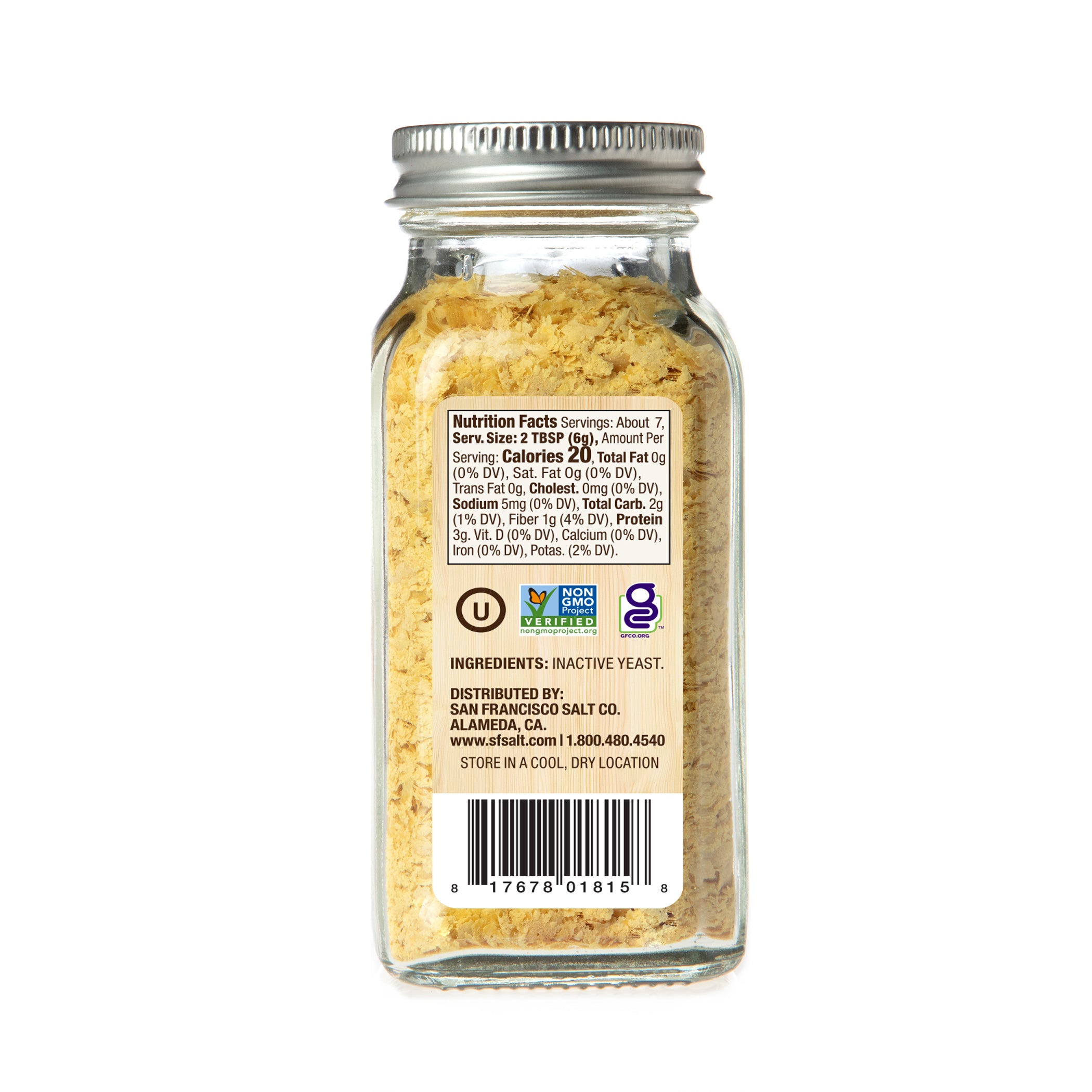 Nutritional Yeast 1.4 oz Shaker by San Francisco Salt Company