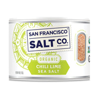 Organic Chili Lime Sea Salt 4 oz. Stackable - San Francisco Salt Company